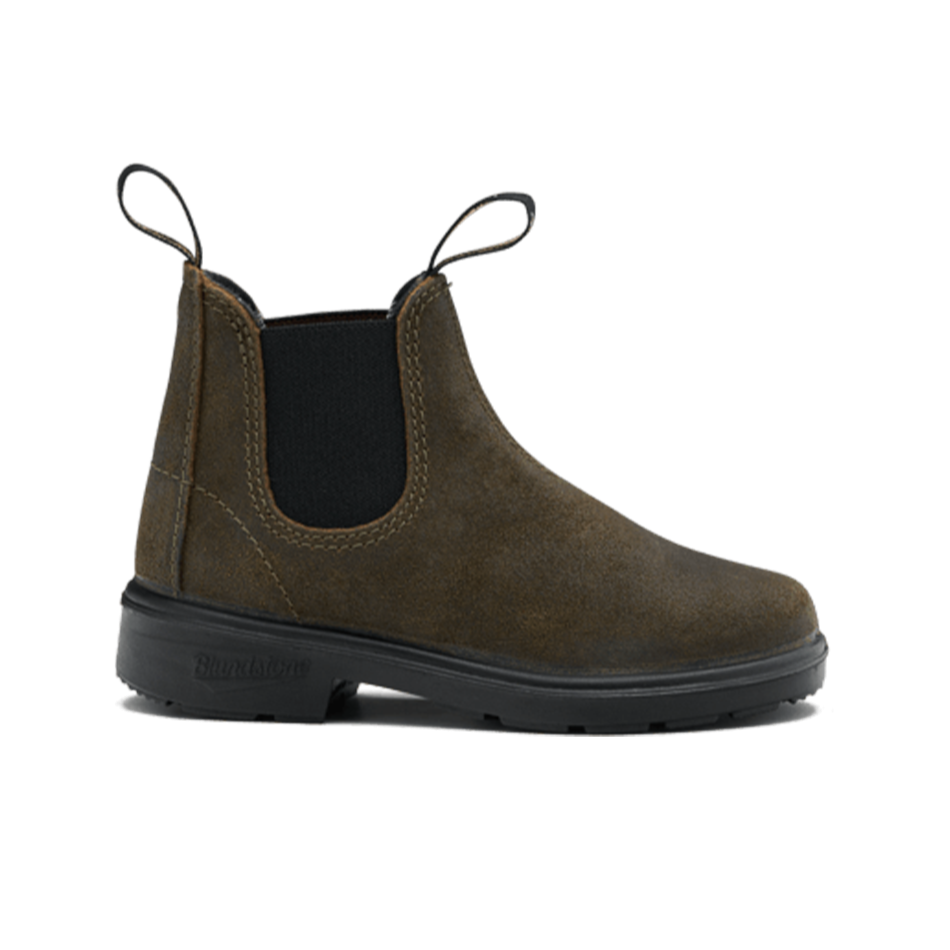 Waxed suède boots